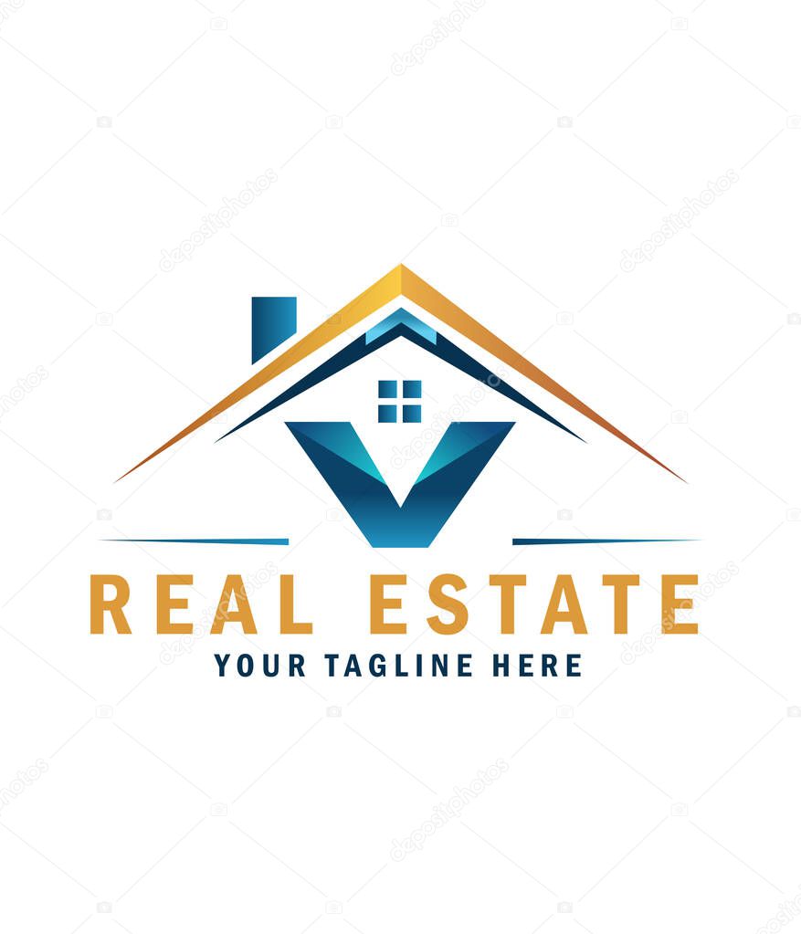 Real estate logo design