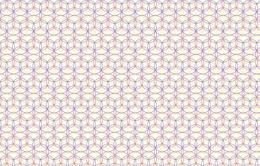 Soyut dikişsiz geometrik kumaş desen koleksiyon vektör çizimi