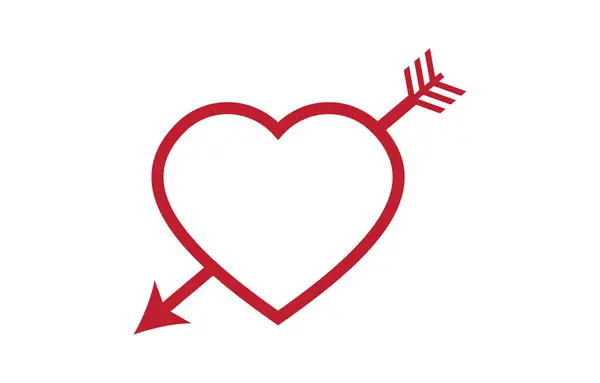 Beyaz bir arka plan üzerinde izole kalp şekli 