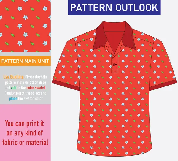 Renkli çiçek dikişsiz tekstil kumaş desenli koleksiyon vektör çizimi