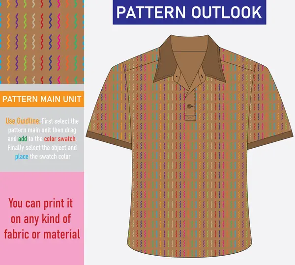 Renksiz tekstil kumaş desen koleksiyon vektör çizimi