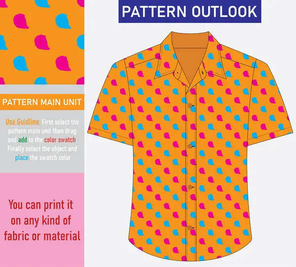 Renkli çiçek dikişsiz tekstil desen koleksiyonu vektör çizimi