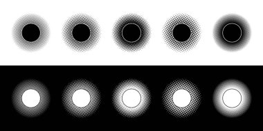 Güneş. Güneş ışınları koleksiyonu. Güneş vektör simgeleri. Vektör illüstrasyonu