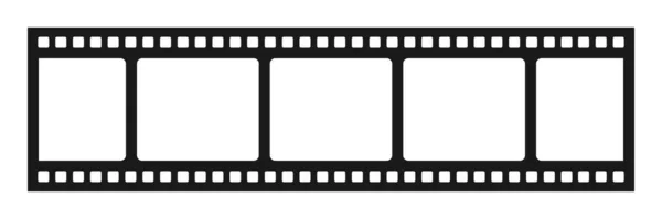 Vektor Filmstreifen Cinema Film Strip Konzept Template Film Strip Isoliert — Stockvektor
