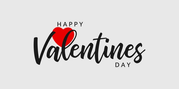 Texto Tipográfico Del Día San Valentín Valentine Antecedentes Con Patrón — Vector de stock