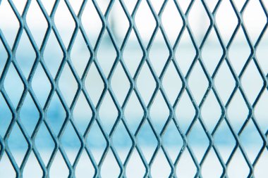 metal kafes veya alüminyum kılavuzla normal desen arka plan ve doku