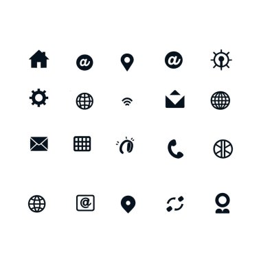 Web kullanıcı arayüzü düz simgelerinin geniş bir koleksiyonuna sahip olan bu resim, dijital deneyimleri geliştirmek için tasarlanmış çeşitli unsurları sergiliyor. Web geliştiricileri ve tasarımcıları için mükemmel