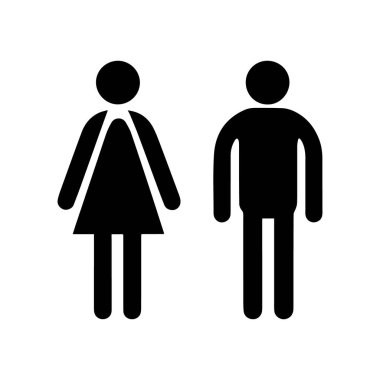 Bu canlı vektör sanatı dinamik ve renkli bir arkaplan karşısında bir erkek ve bir kadının siluetini içeriyor. Modern estetik gerektiren projeler için mükemmel.