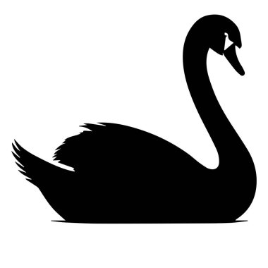 Uçarken stilize edilmiş sinekkuşu silueti