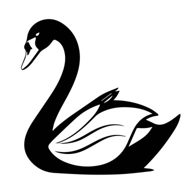 Uçarken stilize edilmiş sinekkuşu silueti