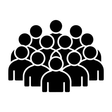 Beyaz arka planda izole edilmiş bir grup insanın vektör sanatı takım çalışması, topluluk ve sosyal bağlantıyı temsil eder