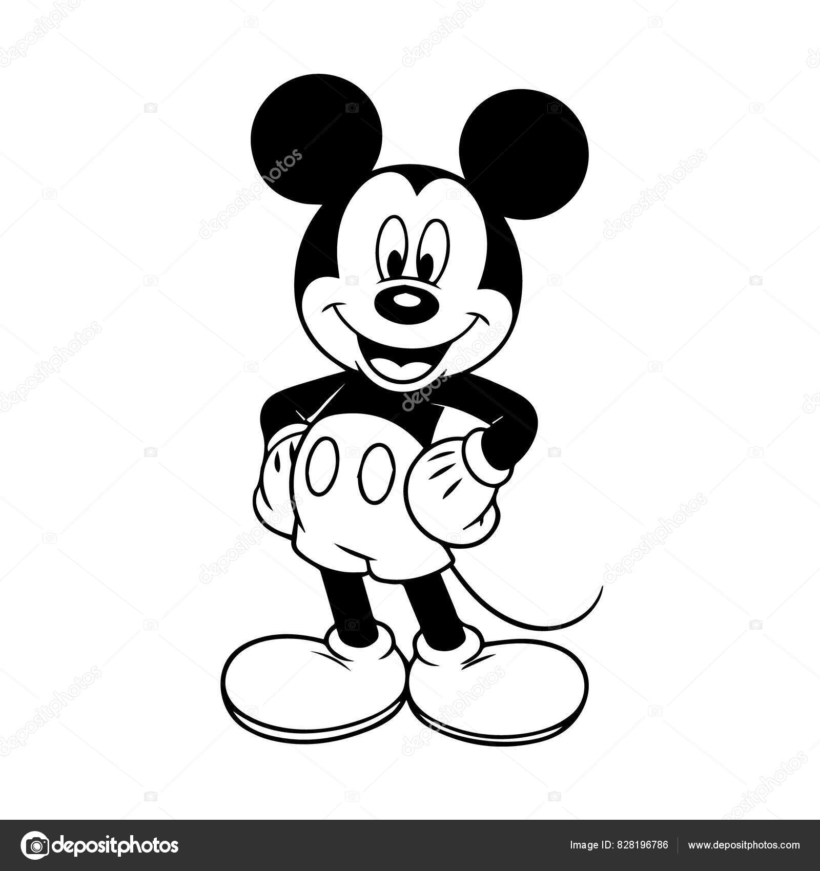 Imagens vetoriais de Mickey mouse dibujo | DepositPhotos, image size:1600x1700