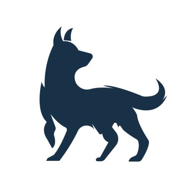 Beyaz arka planda köpek eğitim logosu fikri işinizin bir sembolü haline gelir. Köpek eğitme ikonları kavramı.