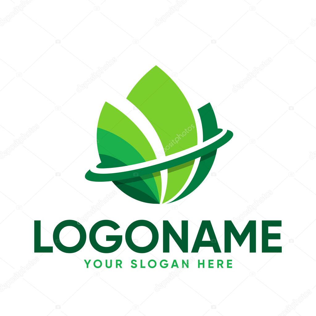 Leaf Vector Logo Design