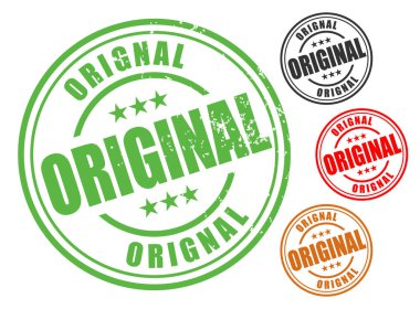 Orijinal Ürün Damgası Otantik Kalite Mühürleri Ayarladı