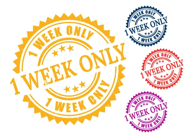 Sınırlı Süreli Teklif 1 Hafta Satış Damgaları Pazarlama İçin Tasarım Elementleri