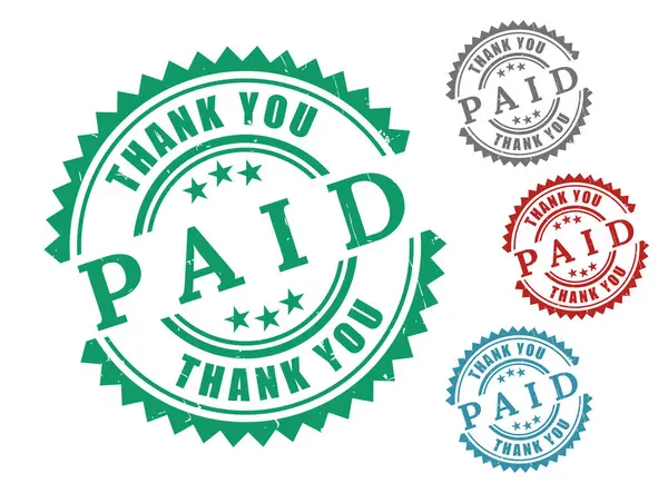 Faturalar için Ödenmiş Pullar Teşekkür Grafikleri