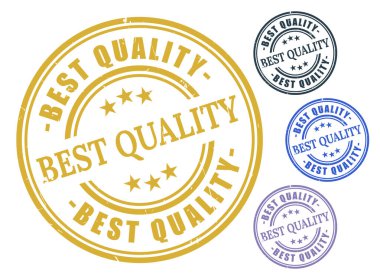 Yüksek Kalite Sigorta Mührü, Premium Ürün Garanti Damga Vektörü  