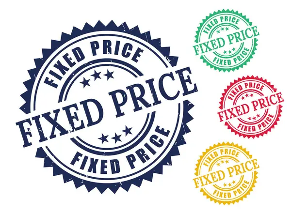 İndirimsiz Fiyat Pul Seti, Grunge Lastik Sabit Fiyat Tasarımı  