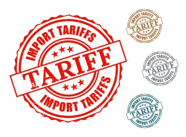 Bir İçe Aktarma Tarifi Paketi, Grunge Biçim Sınır Vergi Vektörü Simgeleri  