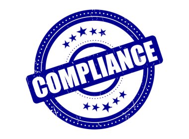 Kurallar ve Yönetmelik İçin Yıldız Sınırı ile Uyumlu Mavi Kauçuk Damgası