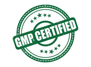 Çift Çember Noktalı Sınır GMP Sertifikalı Yeşil Lastik Damga