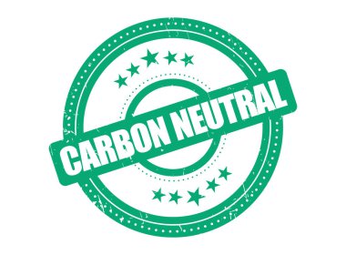 Noktalı bir Karbon Nötr Lastik Mühür Mührü