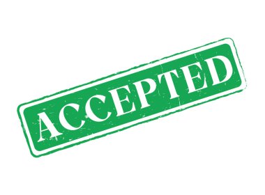 Ofis ve Yönetim için Kabul Edilen Kauçuk Damga Mührü