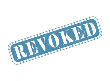 Bir Çubuğun Üzerinde İptal Edilen Kauçuk Mühür