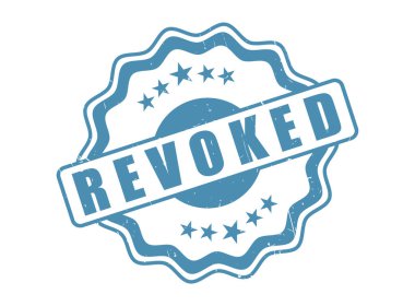 Dekoratif Sınır Mühürlü İptal Edilmiş Kauçuk Mühür