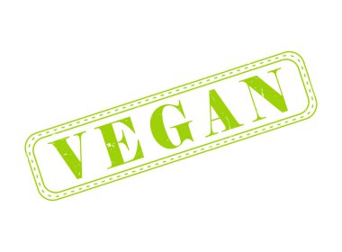 Özeti olan bir Vegan Lastik Mühür Mührü