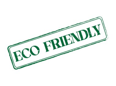 Bir ECO Kauçuk Mühür Mührü Bir Taslak ve Metin