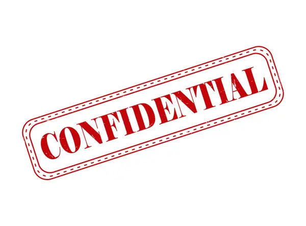 GİZLİ Kauçuk Mühür Mührü