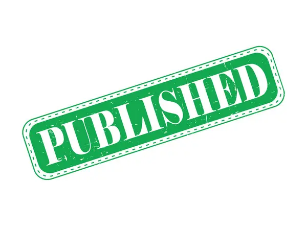 Bir Çubuğun Üzerinde Yayınlanmış Lastik Damga Mührü