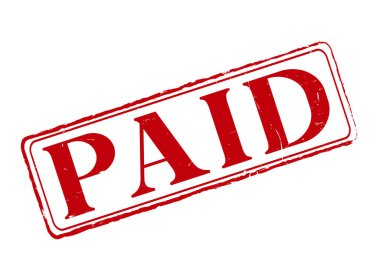 Bir Taslak ve Metin ile Ücretli Kauçuk Mühür