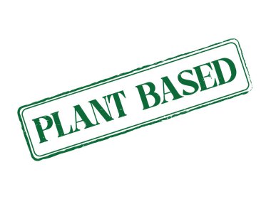 Özeti ve metni olan bitkisel bazlı bir damga mührü.