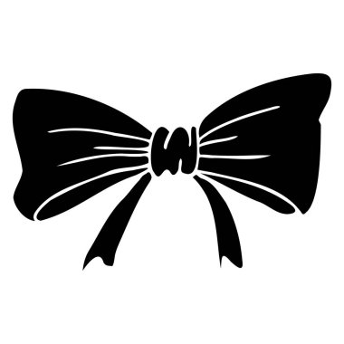 El Çizimi Fiyonk Kravat Çizimi, Cesur Siyah Tasarım