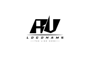 Karavan yarışçısı logosu. Yarış, araba ve motor sporları için yarış logosu tasarımı.