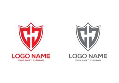 Kalkan şekli şablonlu CJ logosu. Bu logo bir şirketi ya da markayı temsil eden görsel bir sembol ya da tasarımdır..