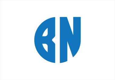 İlk harfler BN monogram logosu su damlası şekline benziyor. Bu logo bir şirketi ya da markayı temsil eden görsel bir sembol ya da tasarımdır..
