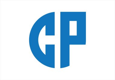 İlk harfler CP monogram logosu su damlası şekline benziyor. Bu logo bir şirketi ya da markayı temsil eden görsel bir sembol ya da tasarımdır..
