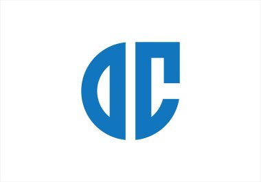 Baştaki harfler DC monogram logosu su damlası şekline benziyor. Bu logo bir şirketi ya da markayı temsil eden görsel bir sembol ya da tasarımdır..