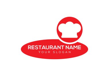 Restoran logosu tasarım şablonu (6). Bu logo bir şirketi ya da markayı temsil eden görsel bir sembol ya da tasarımdır..