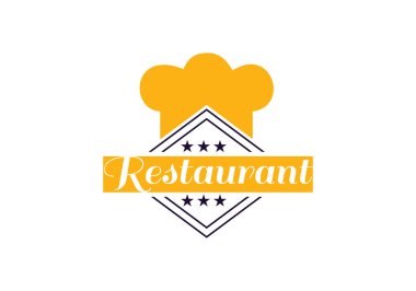 Restoran logosu tasarım şablonu (13). Bu logo bir şirketi ya da markayı temsil eden görsel bir sembol ya da tasarımdır..