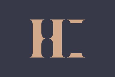 Merhaba soyut Harfler Logosu Monogramı. Bu logo tasarımı bir markayı, şirketi veya bireyi temsil eden görsel bir sembol oluşturma sürecidir..