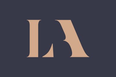 Los Angeles soyut Harfler Logosu Monogramı. Bu logo tasarımı bir markayı, şirketi veya bireyi temsil eden görsel bir sembol oluşturma sürecidir..