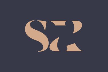 SX soyut Harfler Logosu Monogramı. Bu logo tasarımı bir markayı, şirketi veya bireyi temsil eden görsel bir sembol oluşturma sürecidir..