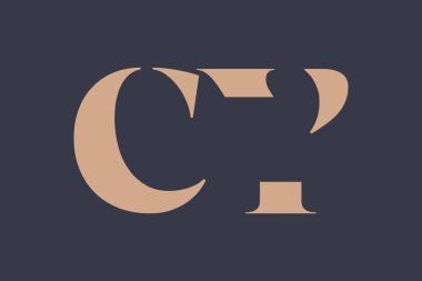 CY soyut Harfler Logosu Monogramı. Bu logo tasarımı bir markayı, şirketi veya bireyi temsil eden görsel bir sembol oluşturma sürecidir..