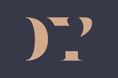 DY soyut Harfler Logosu Monogramı. Bu logo tasarımı bir markayı, şirketi veya bireyi temsil eden görsel bir sembol oluşturma sürecidir..