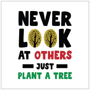 Ormandaki bir ağacın vektör grafik çizimi.